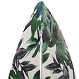 BELIANI - Lot de 2 coussins décoratifs GASTERIA Velours 45 x 45 cm Vert Motif de plante - vignette