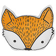 BELIANI - Lot de 2 coussins décoratifs VADODARA Coton 50 x 40 cm Orange Renard - vignette