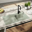 VILLEROY ET BOCH - Robinet de cuisine avec douchette Konic noir mat - vignette