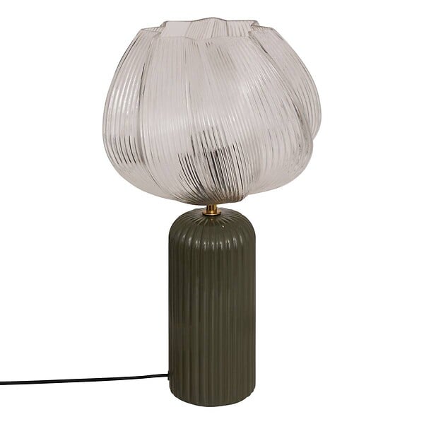 ATMOSPHERA - Lampe à poser Phylas vert Kaki H45,5cm - large