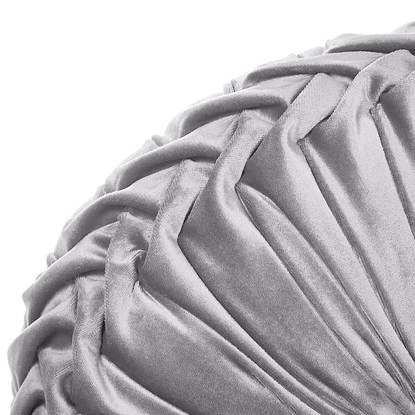 BELIANI - Lot de 2 coussins décoratifs UDALA Velours 40 x 40 cm Gris Unicolore - large
