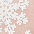 BELIANI - Lot de 2 coussins décoratifs MURRAYA Velours 45 x 45 cm Rose Motif de Noël - vignette