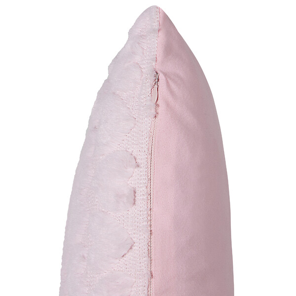 BELIANI - Lot de 2 coussins décoratifs ASTRANTIA 45 x 45 cm Rose - large