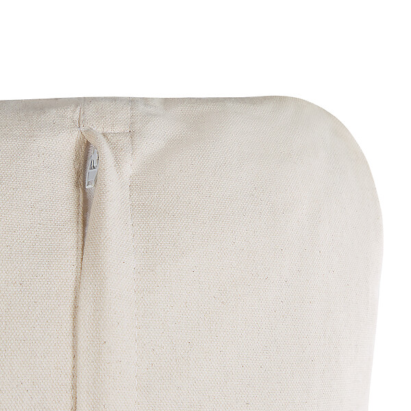 BELIANI - Lot de 2 coussins décoratifs SALIZAR Coton 45 x 45 cm Noir Motif géométrique - large