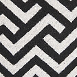 BELIANI - Lot de 2 coussins décoratifs SALIZAR Coton 45 x 45 cm Noir Motif géométrique - vignette