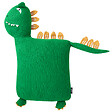 BELIANI - Lot de 2 coussins décoratifs DINOS Coton 45 x 45 cm Vert Dinosaure - vignette