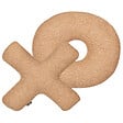 BELIANI - Lot de 2 coussins décoratifs HESPERIS Bouclé Marron clair Unicolore - vignette