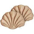 BELIANI - Lot de 2 coussins décoratifs CONSOLIDA Velours 47 x 35 cm Beige sable Unicolore - vignette