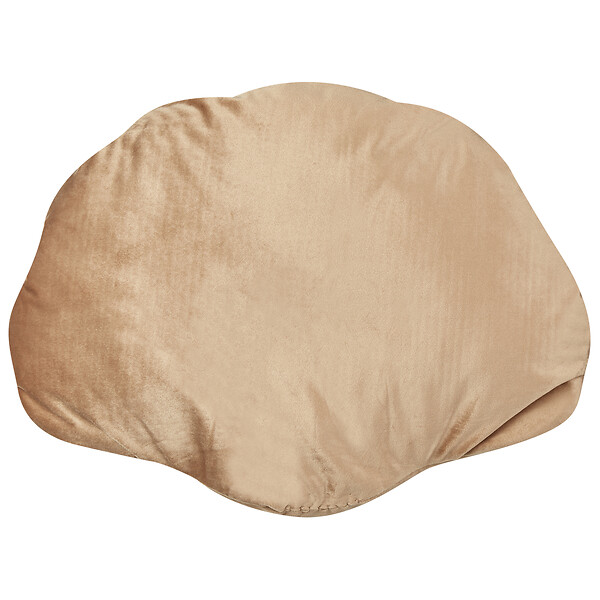 BELIANI - Lot de 2 coussins décoratifs CONSOLIDA Velours 47 x 35 cm Beige sable Unicolore - large
