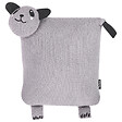 BELIANI - Lot de 2 coussins décoratifs SHADOOR Coton 35 x 35 cm Gris Panda - vignette