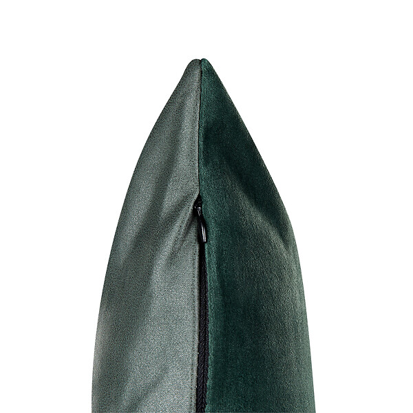 BELIANI - Lot de 2 coussins décoratifs BICOCCA Velours 45 x 45 cm Vert foncé Motif de Noël - large