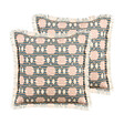 BELIANI - Lot de 2 coussins décoratifs DIANTHUS 60 x 60 cm Multicolore Motif géométrique - vignette
