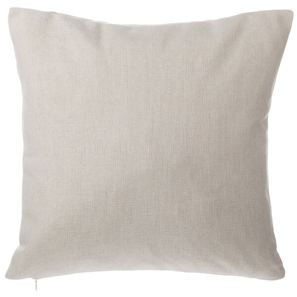 BELIANI - Lot de 2 coussins décoratifs GAURA 45 x 45 cm Beige clair Unicolore - large