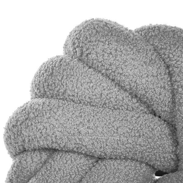 BELIANI - Lot de 2 coussins décoratifs AKOLA Bouclé 31 x 31 cm Gris Unicolore - large