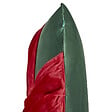 BELIANI - Lot de 2 coussins décoratifs MARSHMALLOW Velours 45 x 45 cm Rouge Vert Motif de Noël - vignette