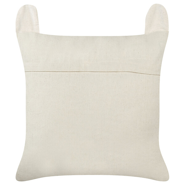 BELIANI - Lot de 2 coussins décoratifs PANDAPAW Coton 45 x 45 cm Blanc - large