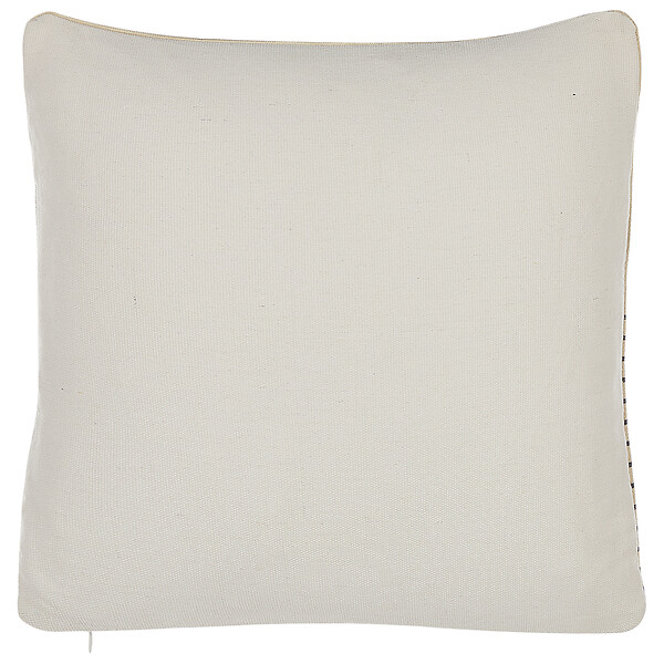 BELIANI - Lot de 2 coussins décoratifs MOONFLOWER 45 x 45 cm Blanc Motif géométrique - large