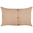BELIANI - Lot de 2 coussins décoratifs BANORI Lin 30 x 50 cm Beige Unicolore - vignette