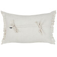 BELIANI - Lot de 2 coussins décoratifs SASSAFRAS Lin 30 x 45 cm Blanc cassé Unicolore - vignette