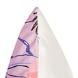 BELIANI - Lot de 2 coussins décoratifs ANEMONES Velours 45 x 45 cm Rose pastel Motif floral - vignette