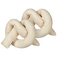 BELIANI - Lot de 2 coussins décoratifs GLADIOLUS Bouclé 172 x 14 cm Beige Unicolore - vignette
