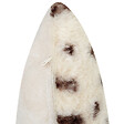 BELIANI - Lot de 2 coussins décoratifs KASRA Fourrure synthétique 45 x 45 cm Beige clair Motif abstrait - vignette