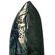 BELIANI - Lot de 2 coussins décoratifs BELLEROSE Velours 45 x 45 cm Vert foncé Motif de plante - vignette