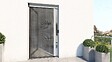 AVOSDIM - Moustiquaire pour porte - L.120 x H.240 cm - Alu. gris - Store plissé anti insectes - vignette