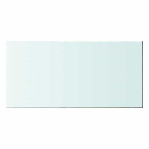VIDAXL - vidaXL Panneau pour étagère de salon chambre Verre transparent 60 x 30 cm - large