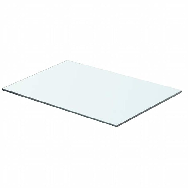 VIDAXL - vidaXL 2x Panneaux d'Etagère Panneau de Rechange de Armoire Paroi à Lattes Salle d'Exposition Maison Magasin Durable Verre Transparent 50x30 cm - large