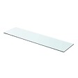 VIDAXL - vidaXL 2x Panneaux d'Etagère Panneau de Rechange de Armoire Paroi à Lattes Salle d'Exposition Maison Magasin Durable Verre Transparent 80x20 cm - vignette