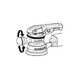 MAKITA - Ponceuse excentrique MAKITA BO5041 - 300W - vignette
