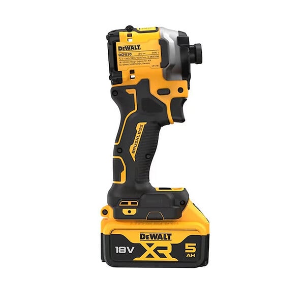DEWALT - Visseuse à choc compact 205Nm 18V DEWALT DCF850P2T-QW Brushless avec coffret et 2 batteries 5,0 Ah - large