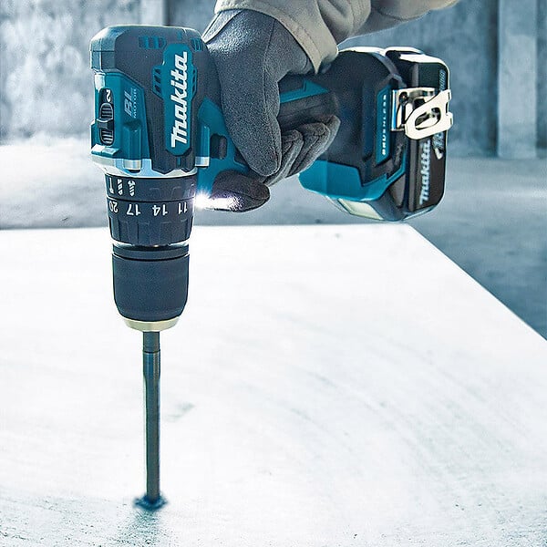 MAKITA - Perceuse visseuse à percussion MAKITA DHP487Z 18V (vendu sans batterie) - large