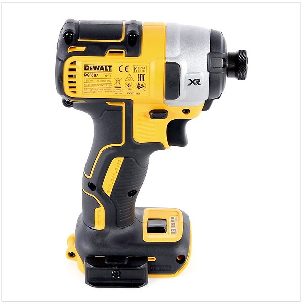 DEWALT - Visseuse à choc 205Nm 18V DEWALT DCF887N-XJ Brushless - large