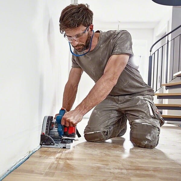 BOSCH - Scie circulaire plongeante sans fil BITURBO BOSCH GKT 18V-52 GC 2 x 5.5Ah - large