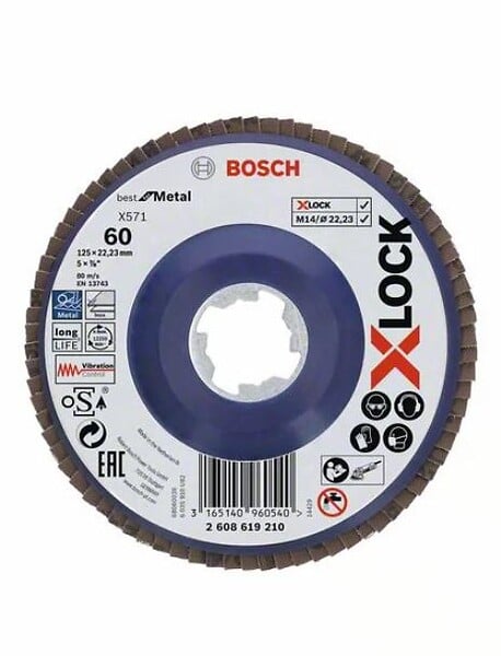 BOSCH - Plateau à lamelles Bosch XLOCK X571 Best for Metal - large