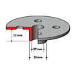 MAKITA - Guides à copier pour Défonceuse MAKITA RP0900 , RP1800, RP2300, RT0700 - vignette