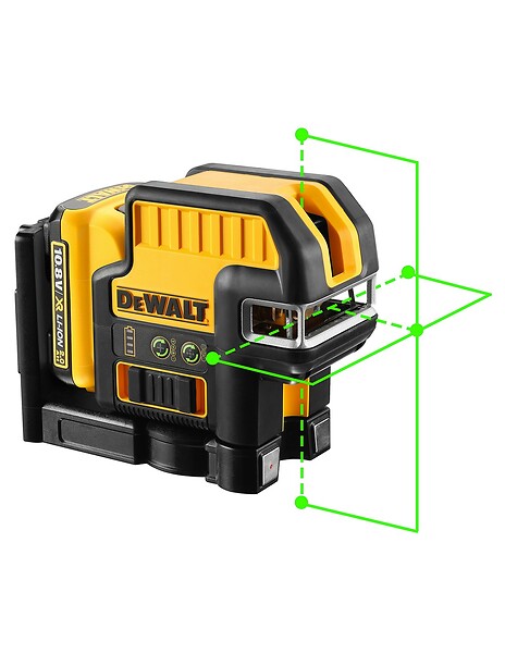 DEWALT - Laser Autonivelant DeWALT DCE0825D1G (1 x 2,0 Ah DCB107 TSTAK II) - large