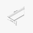 TECNOPROFILS - Lambris PVC 100 mm - Lot de 10 Lames - Blanc - 1.80 m - vignette