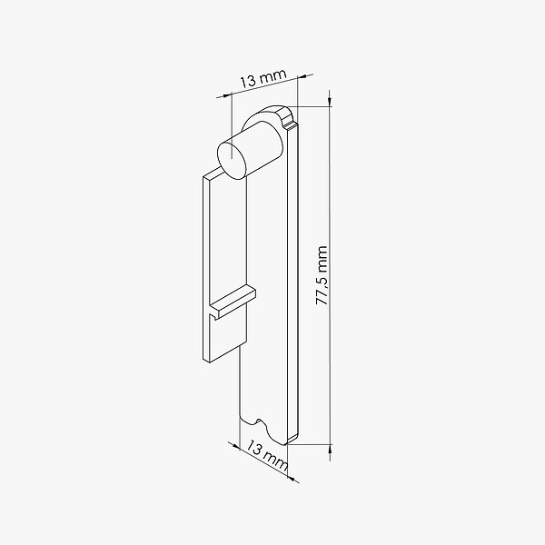 TECNOPROFILS - Paire d'Embouts Plinthe Passe-Câble PVC 80 mm - Blanc - large