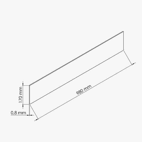 MON MARCHE DECO - Contremarche Escalier PVC - Rétro Vert Jade H. 17 x L. 98 cm - Lot de 5 - large