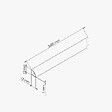 TECNOPROFILS - Quart de Rond PVC - Longueur 2.60 m - Blanc - Lot de 5 - vignette