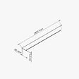 TECNOPROFILS - Profil Plat PVC 30 mm - Longueur 2.60 m - Lot de 5 - vignette
