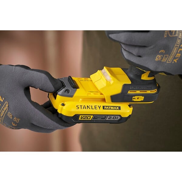 STANLEY Fatmax - Perceuse-visseuse sans fil 80 Nm - 18V - 2 batteries 2 Ah - large