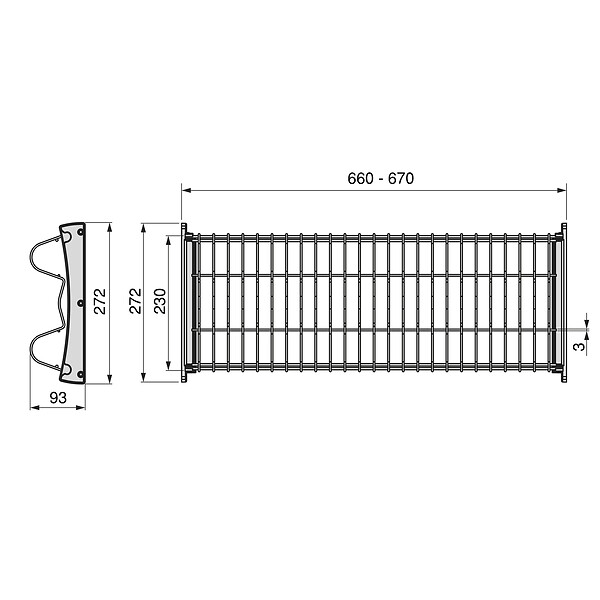 EMUCA - Égouttoir Suprastar pour module, 700, Acier, Chromé - large