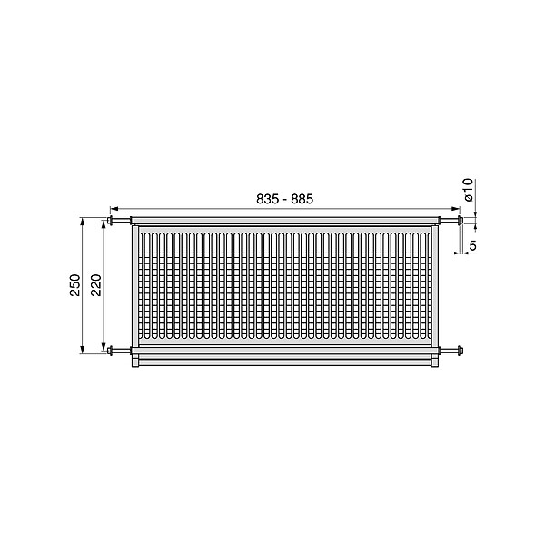EMUCA - Égouttoir acier inoxydable Drynox, module 900mm, acier inoxydable - large
