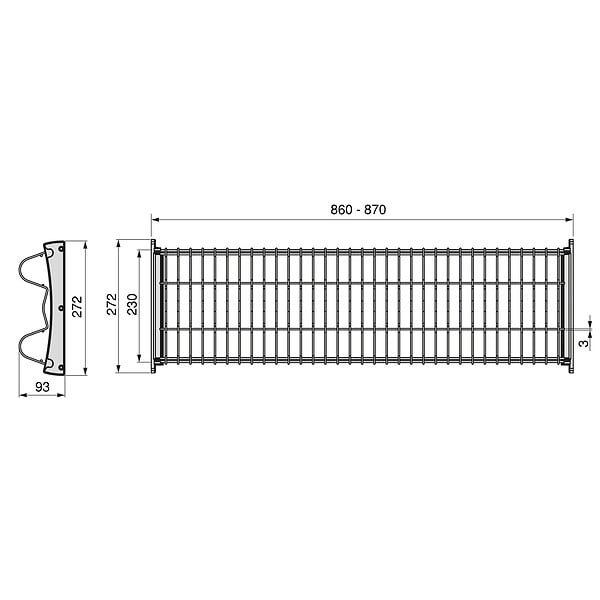 EMUCA - Égouttoir Suprastar pour module, 900, Acier, Chromé - large