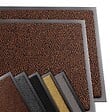 VOUNOT - Lot de 2 Tapis de porte paillasson 60x90cm Marron-Noir - vignette