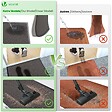 VOUNOT - Tapis de porte paillasson 90x150cm Anthracite - vignette